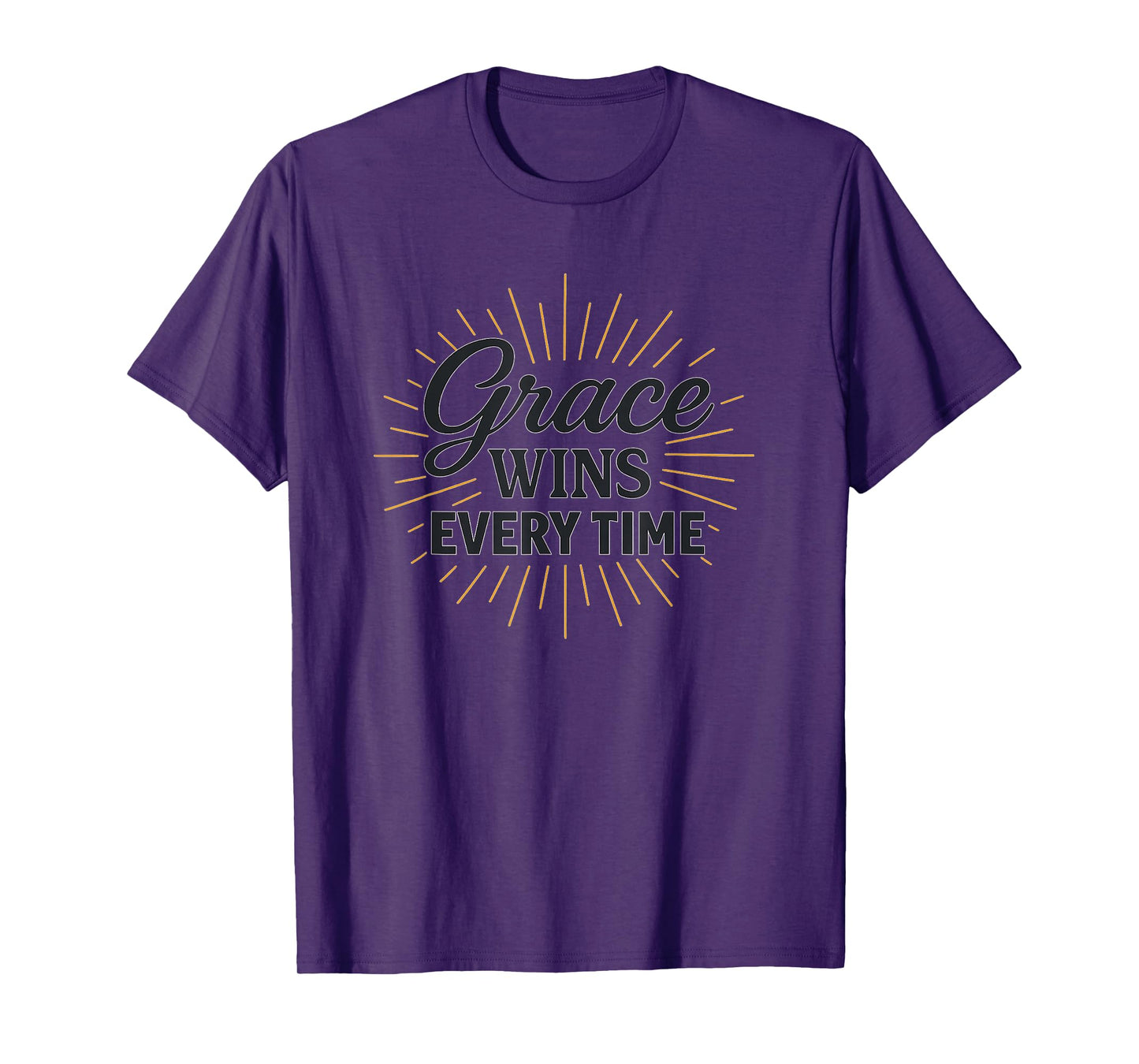 Grace Wins Every Time for Men and Women Christian Jesus T-Shirt