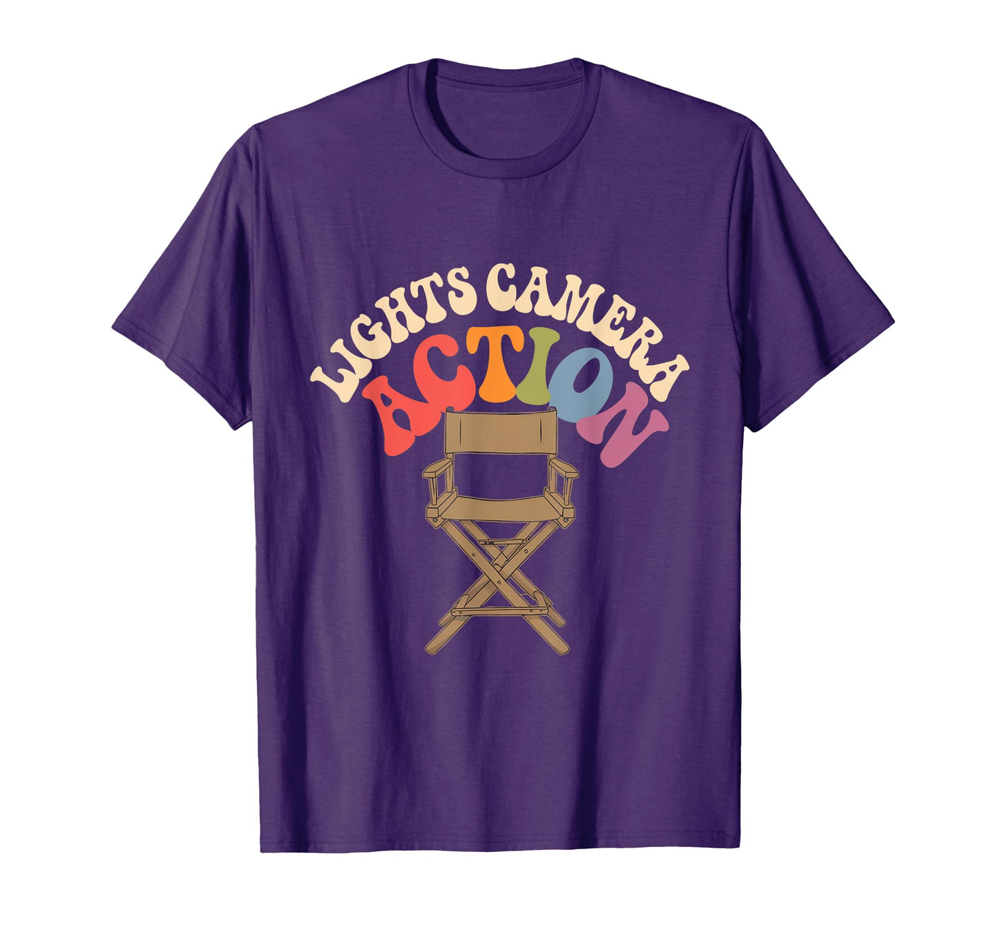 Director Film Crew Lights Camera Action Video Producer Quote T-Shirt
