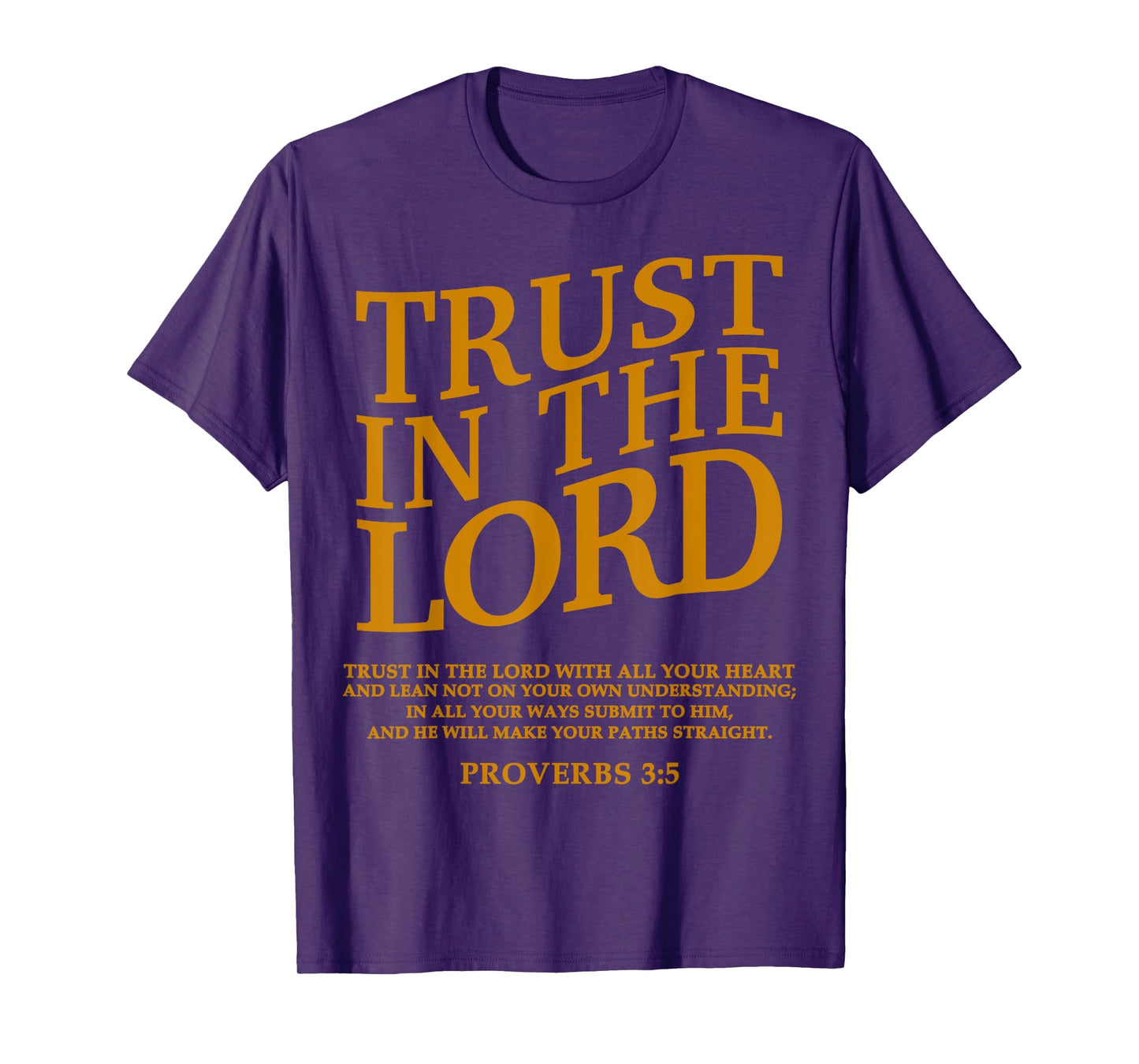 Trust In The Lord Christian Jesus Teen Girl Women Youth God T-Shirt