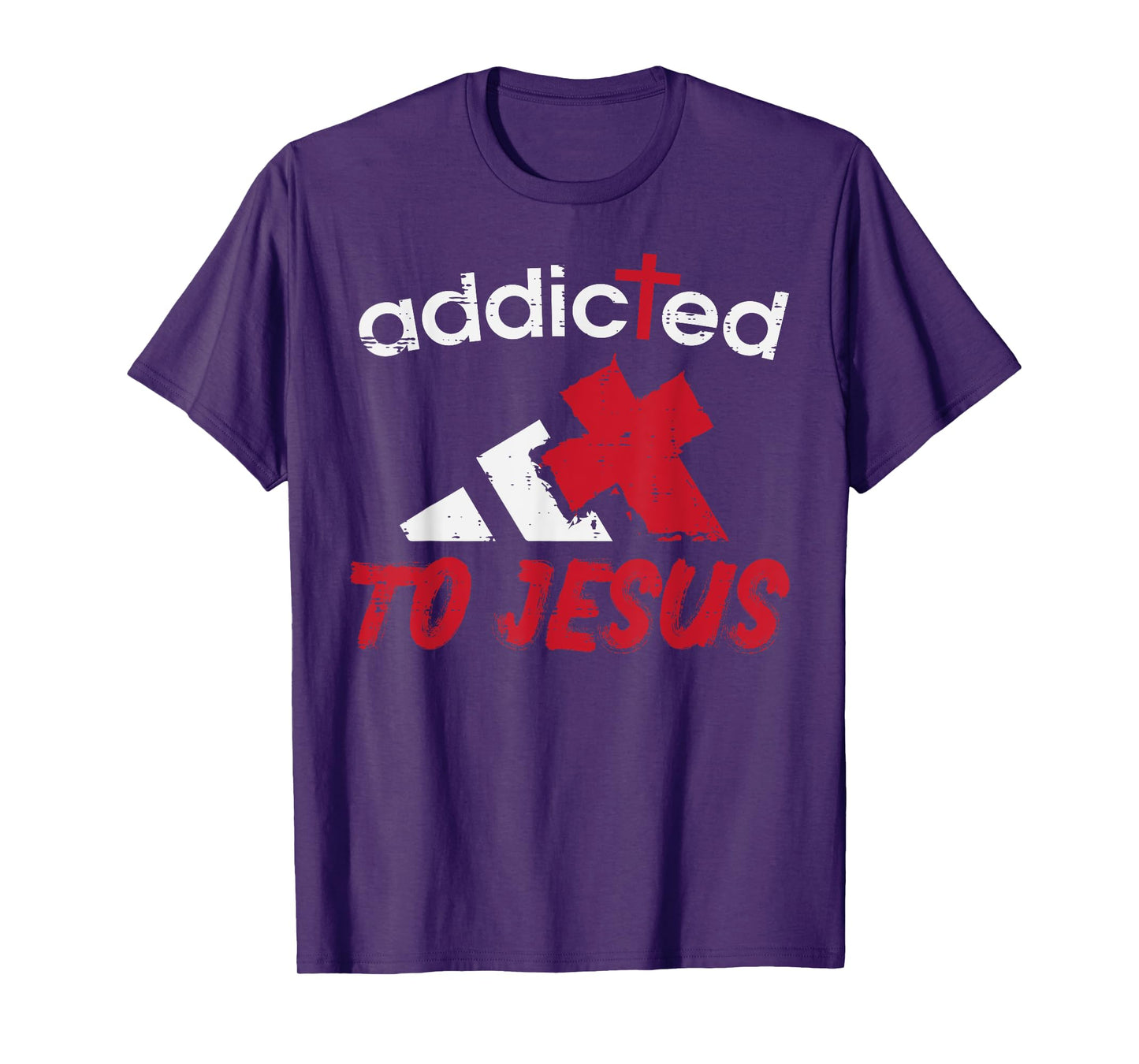 Addicted To Jesus God Faith Religious Christian Men Women T-Shirt