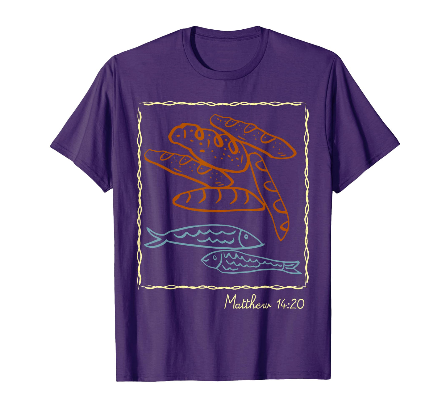 Five Loaves of Bread, Two Fish and 5000 Believers T-Shirt