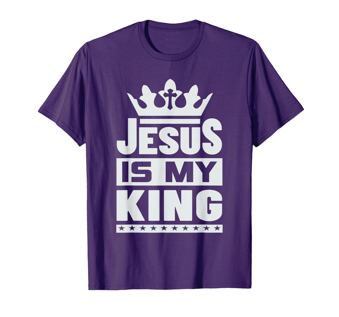 Jesus is My King – Bold Faith and Strength Design T-Shirt