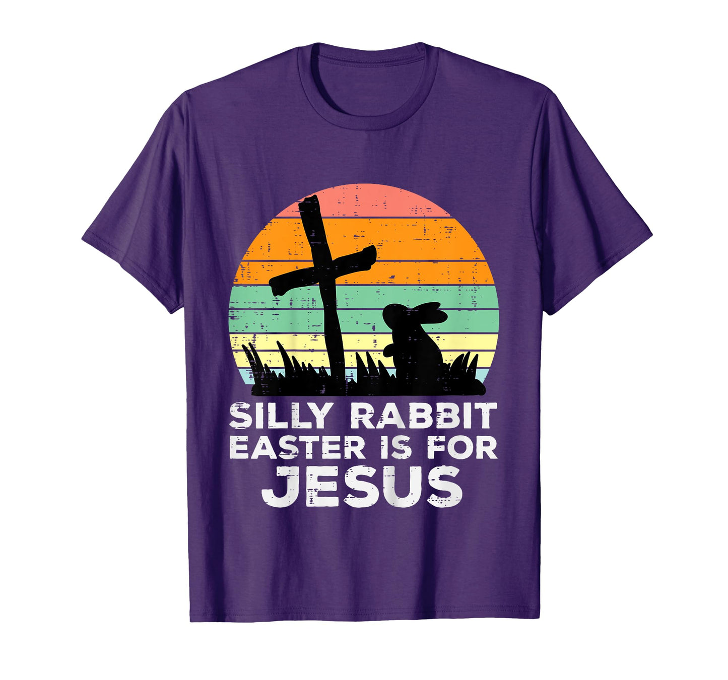 Kids Silly Rabbit Easter Is For Jesus Christians Toddler Kids T-Shirt