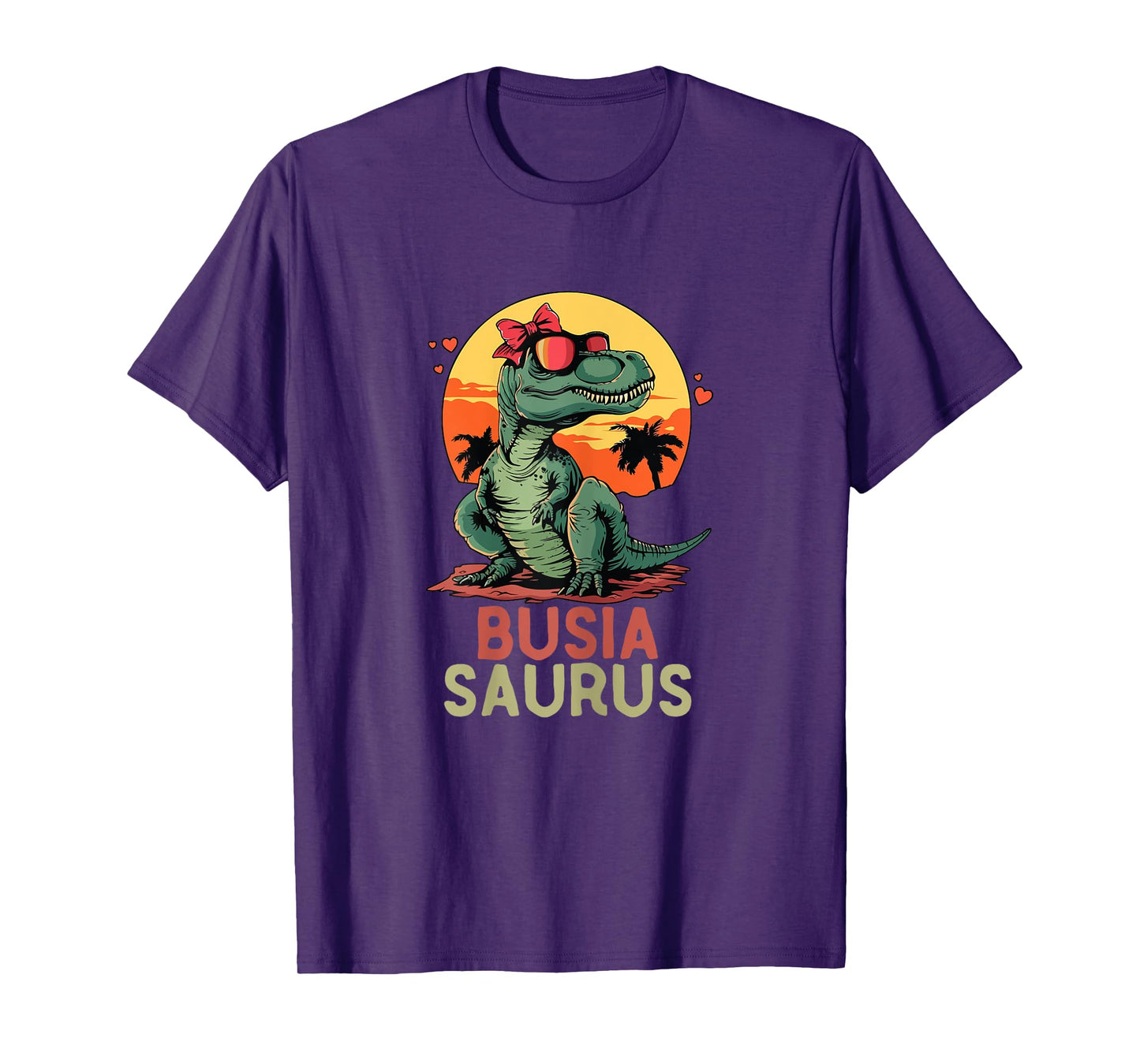 BusiaSaurus Dino Dinosaur Busia-Saurus T-Rex Funny Trex T-Shirt
