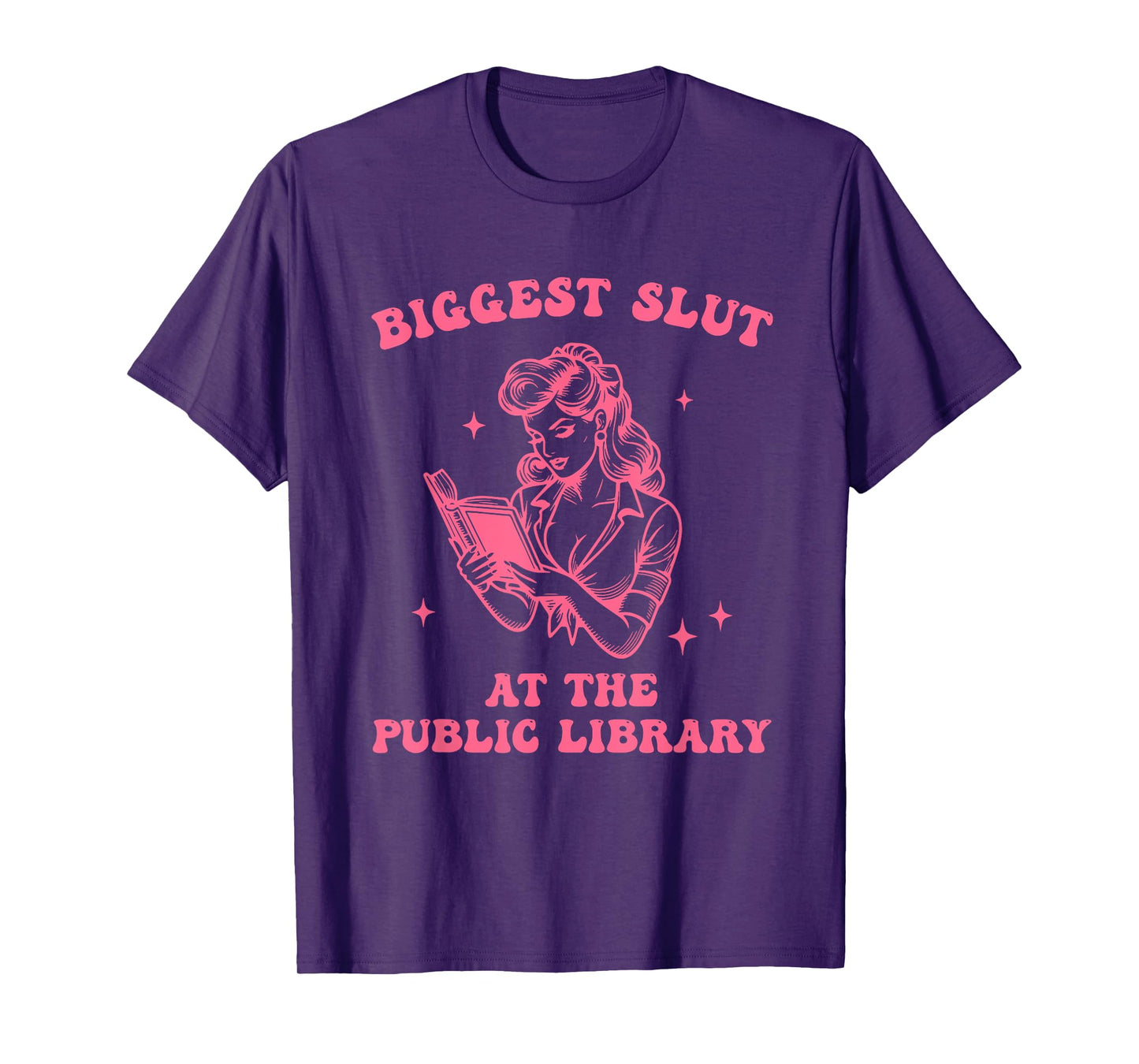 Biggest S.l.u.t At The Public Library Design T-Shirt