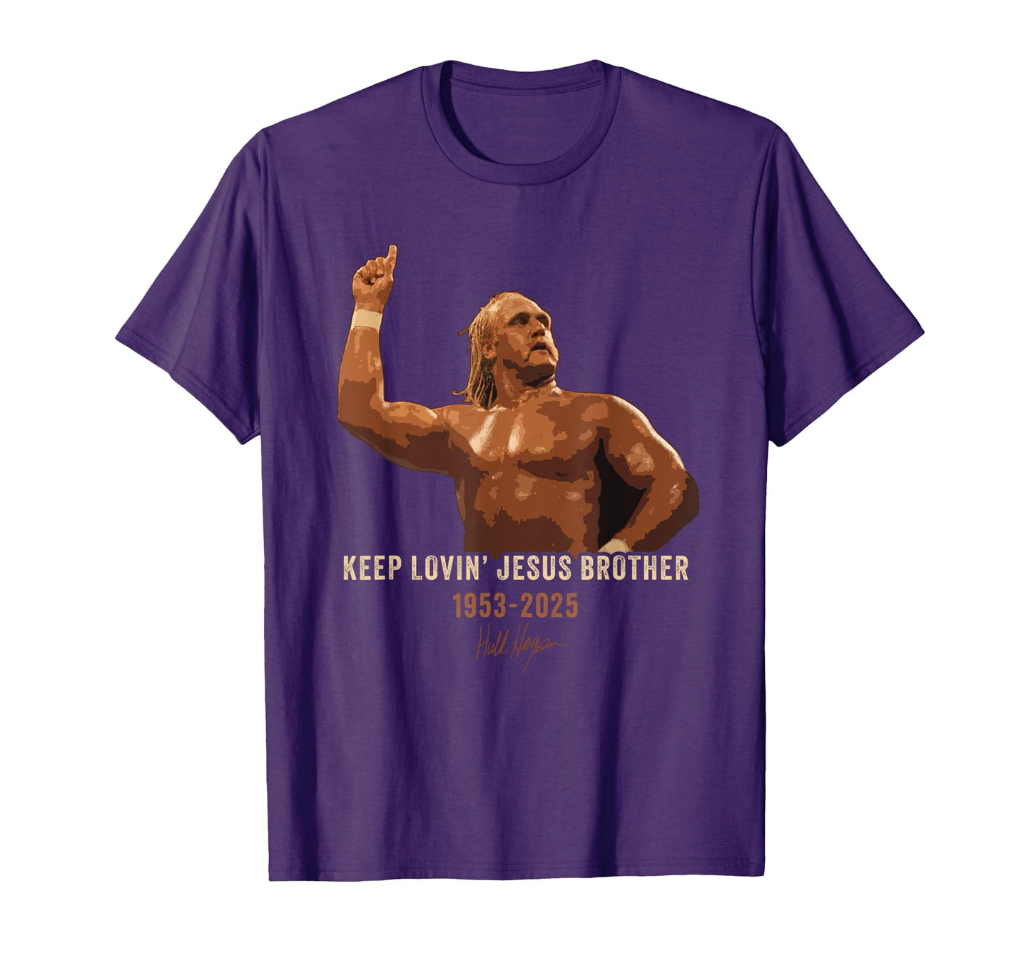 Keep Lovin' Jesus Brother – Wrestling Commemorative Faith T-Shirt