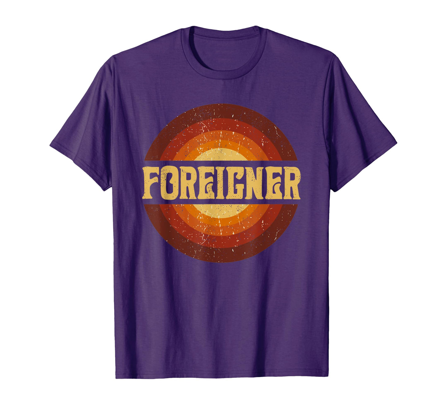 Proud To Foreigner Be Personalized Name Styles 80s Vintage T-Shirt