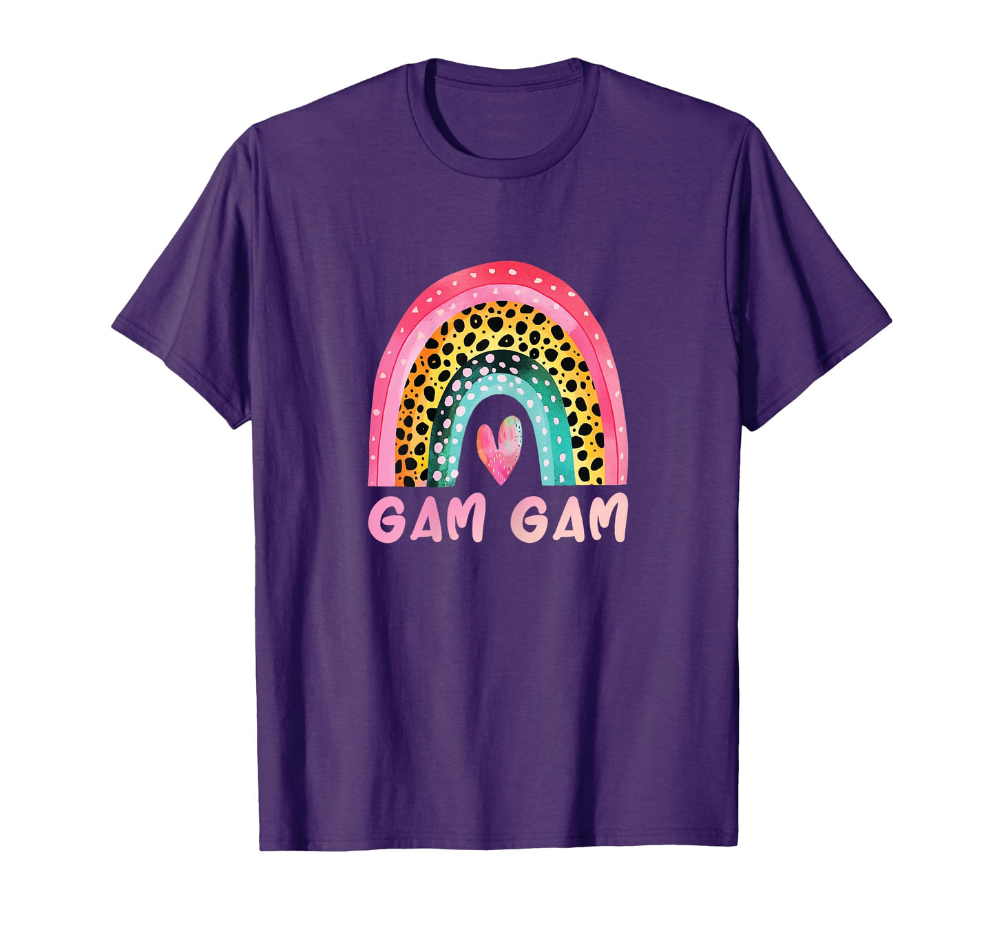 Gam-Gam Rainbow Mother's Day Love Cute Funny Grandma GamGam T-Shirt