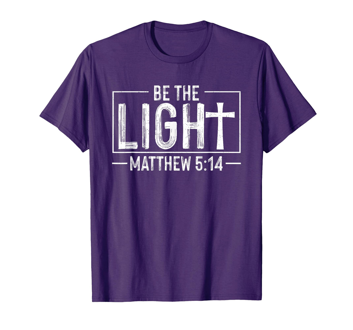 Christian Faith - Be The Light Matthew Scripture Religious T-Shirt