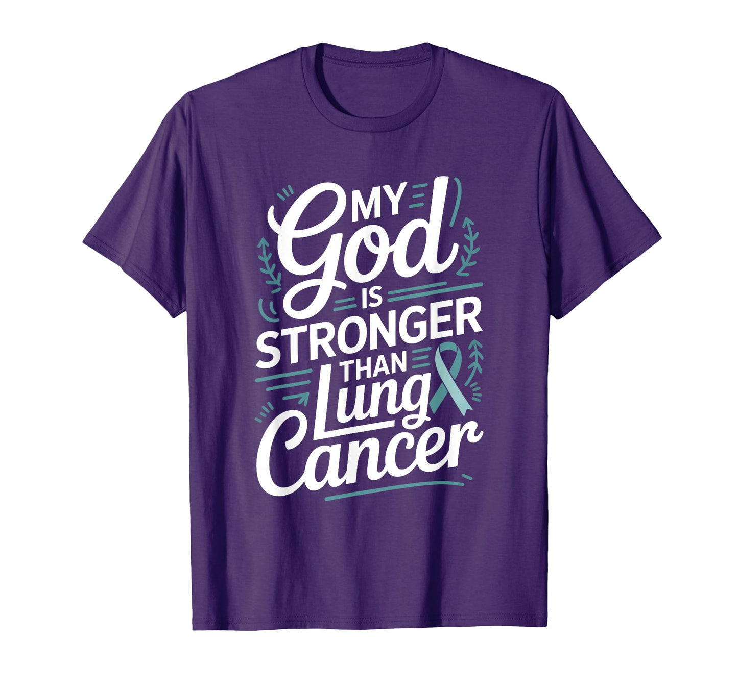 Faith My God is Stronger Than Prostate Cancer Awareness T-Shirt