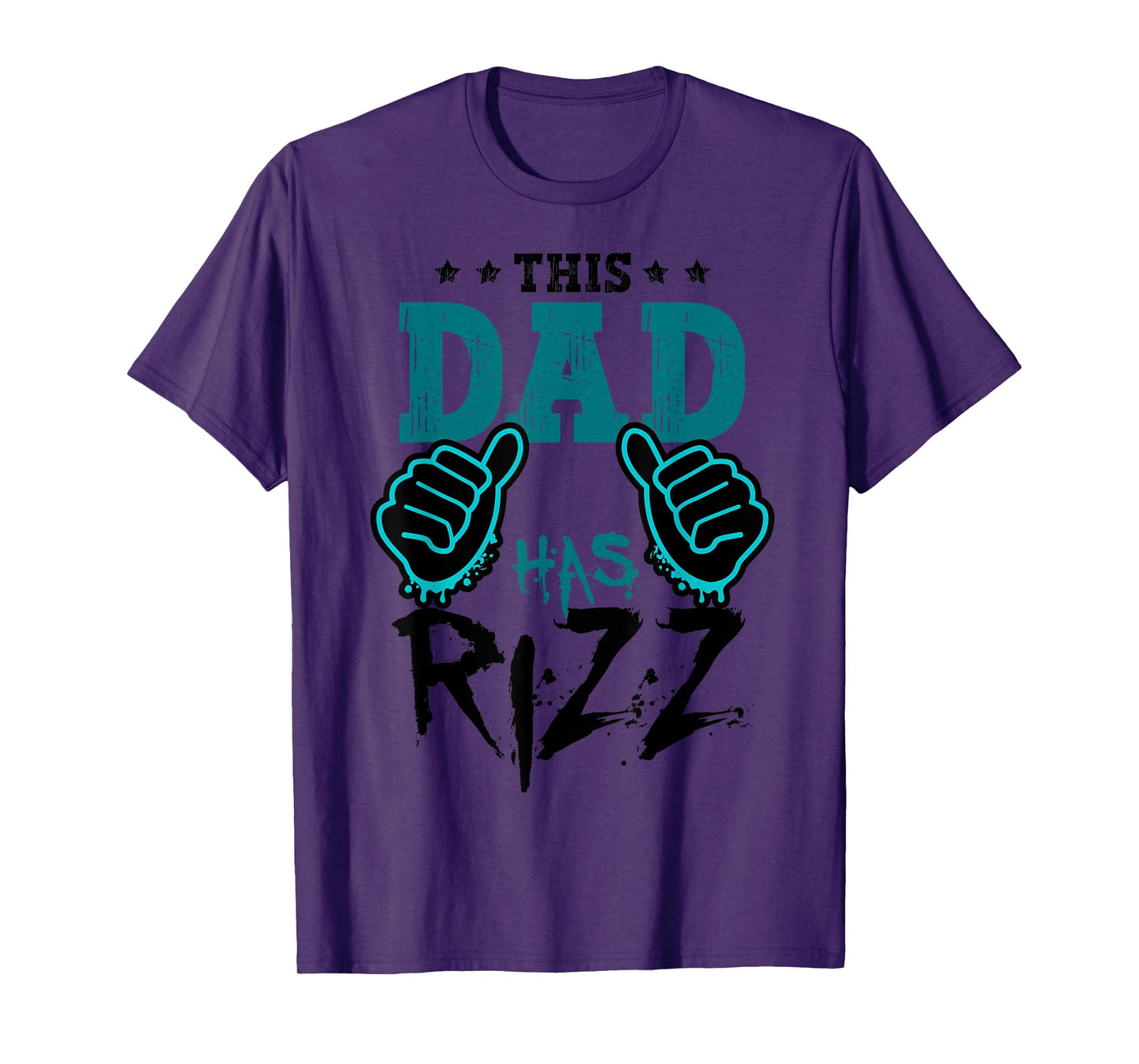 This Dad Has Rizz Meme Funny Rizzler Daddy Fathers Day T-Shirt