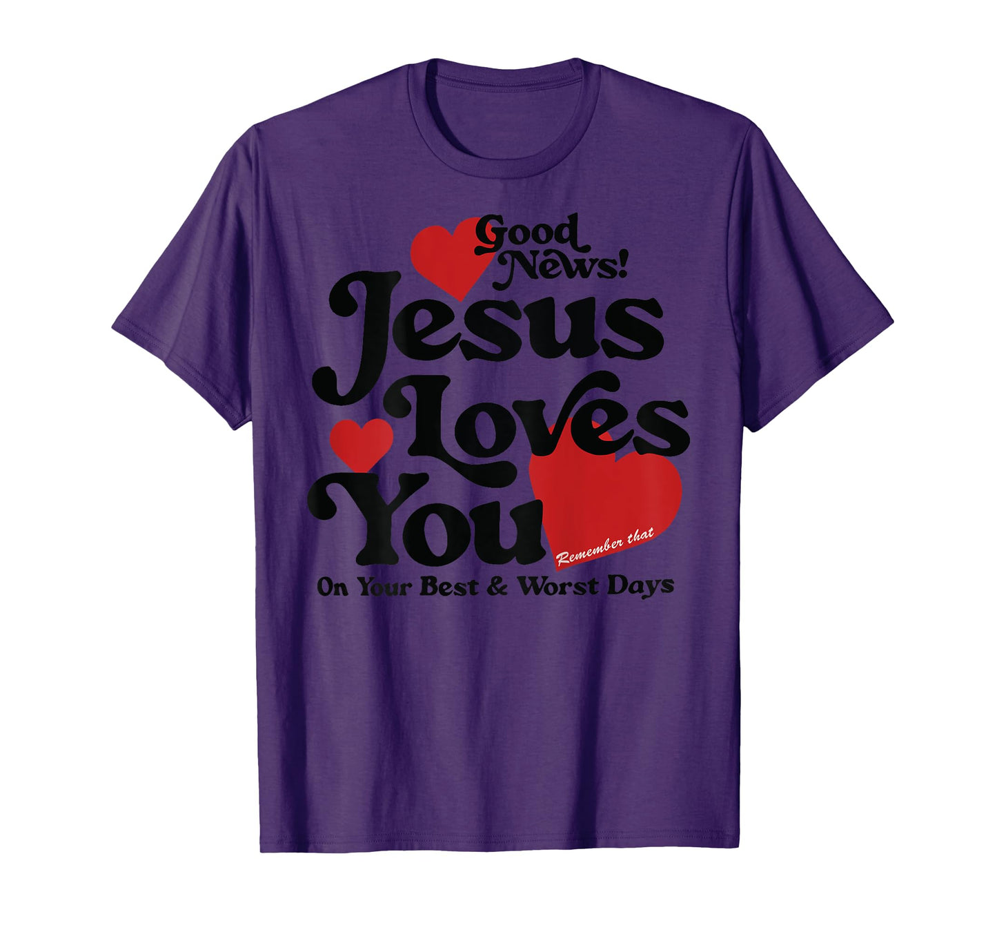Christian Jesus Loves You Christian Religious Jesus T-Shirt