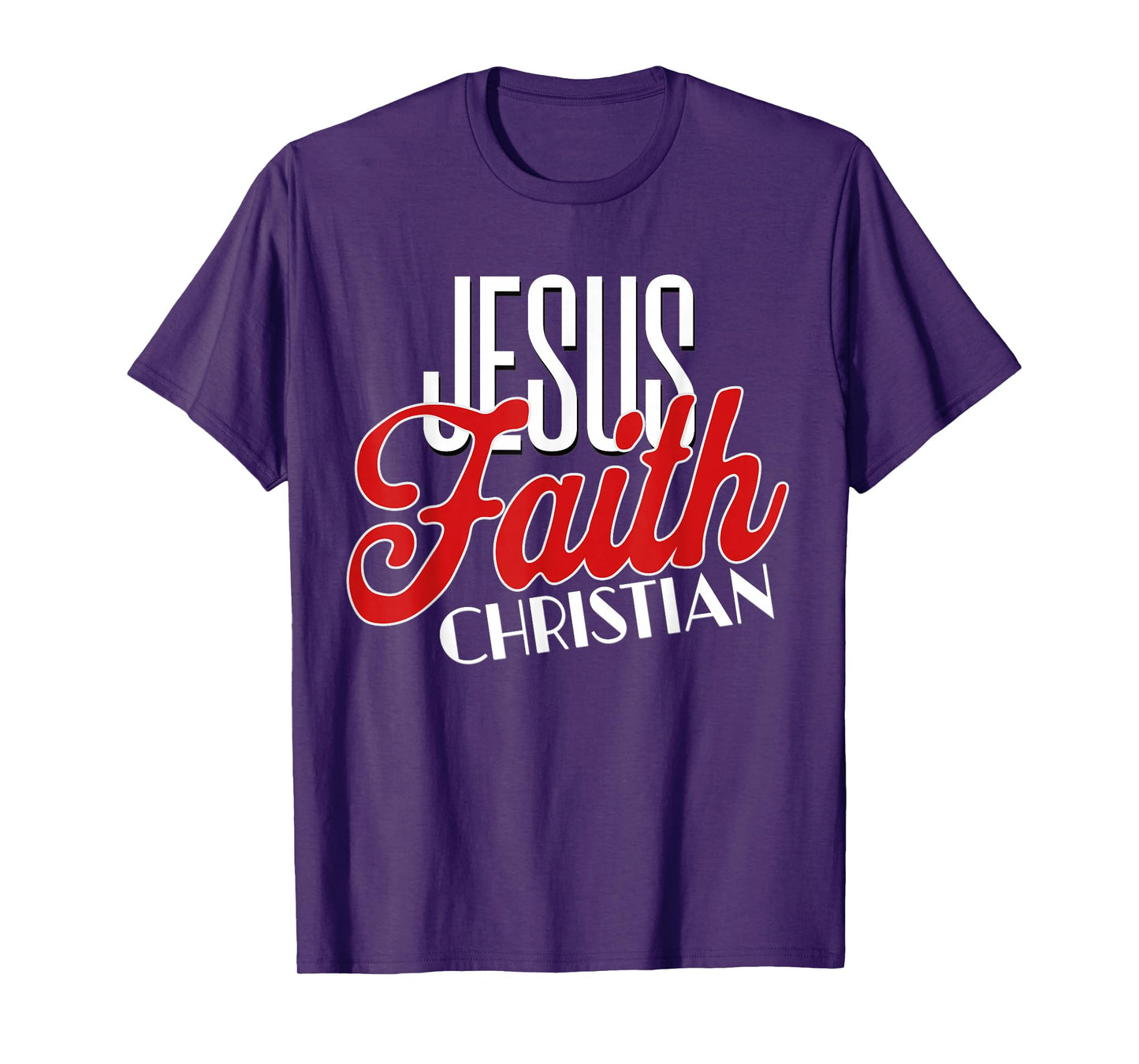 Jesus Faith Christian Scripture Bible Religious Men Women T-Shirt