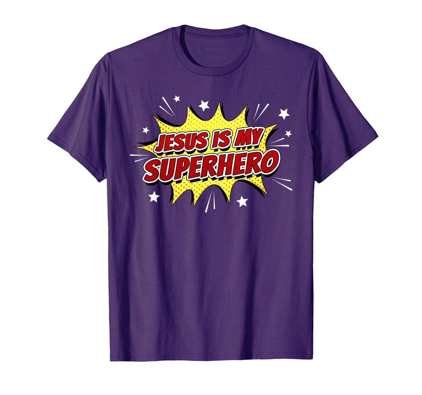 Jesus is My Superhero – Kids & Adult Christian Faith Comic T-Shirt