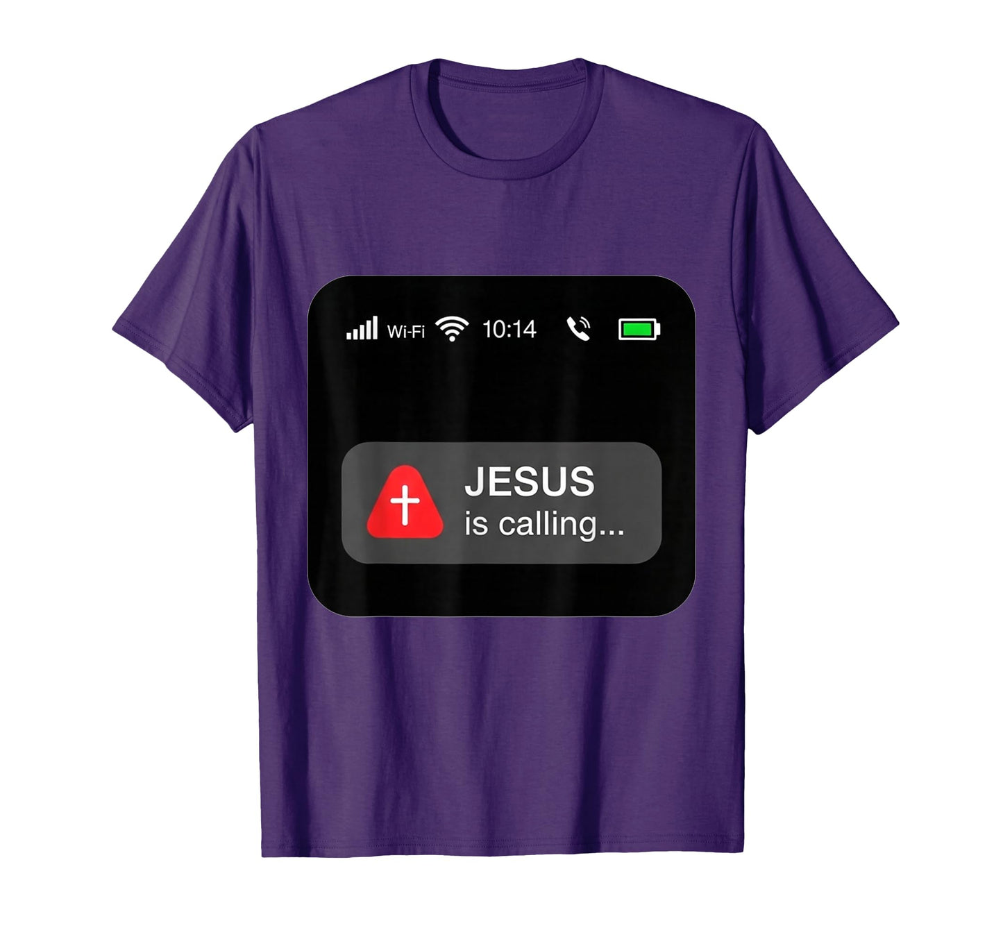 Funny Jesus is Calling Christian Humor Graphic T-Shirt