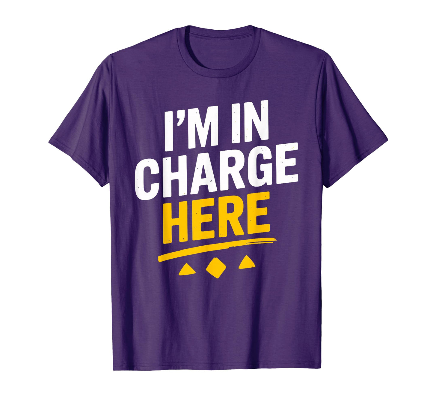 I'm In Charge Here Funny Boss T Shirt Fun T-Shirt