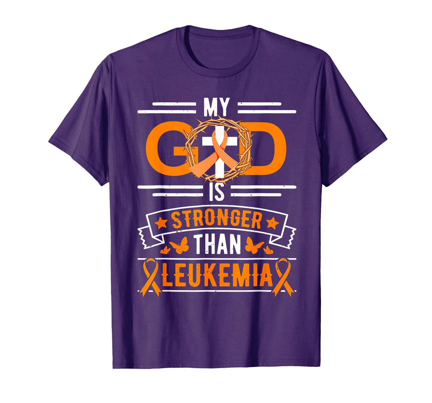 My God is Stronger Than Leukemia Survivor T-Shirt