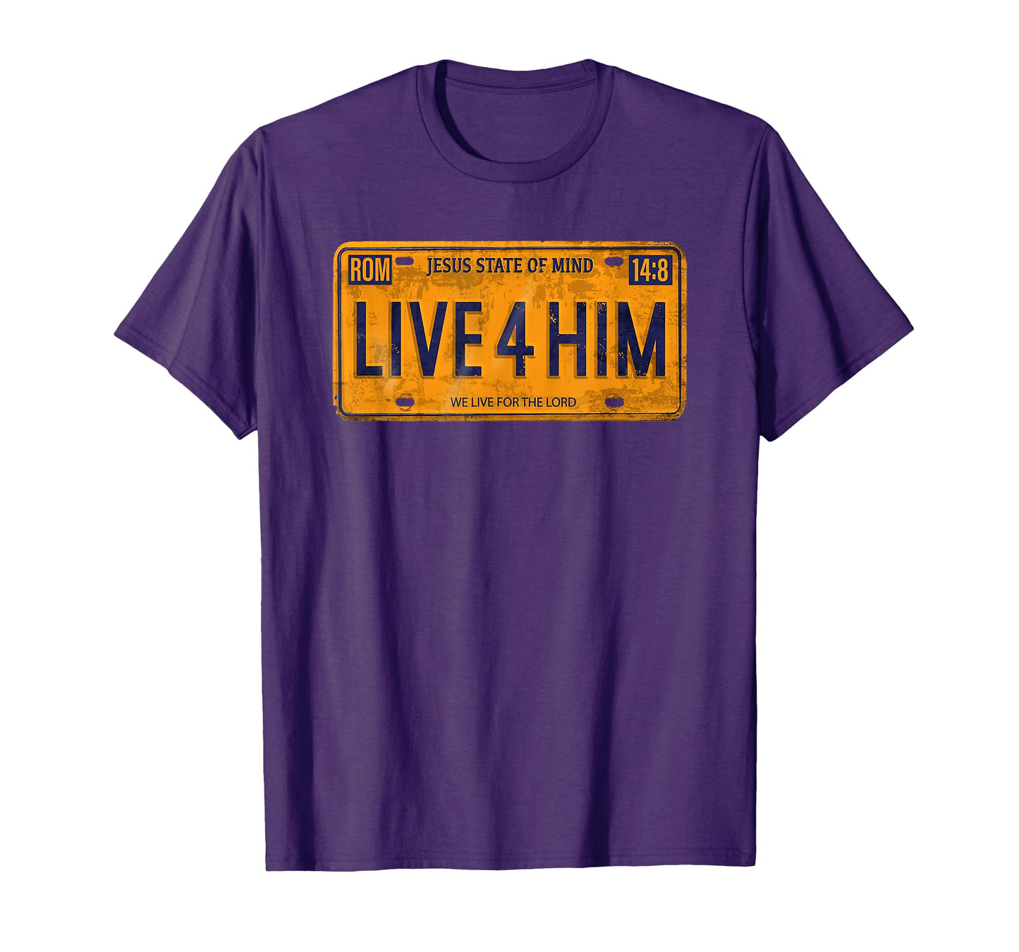 Jesus state of mind live 4 him we live for the lord T-Shirt