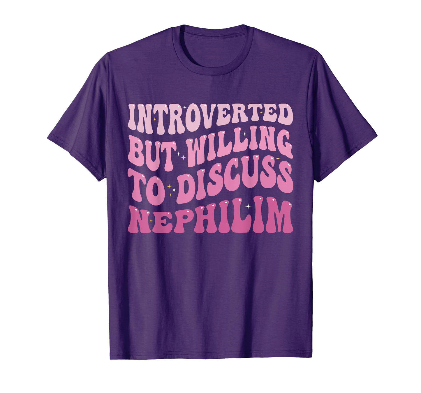 Introverted But Willing To Discuss Nephilim Introvert Funny T-Shirt