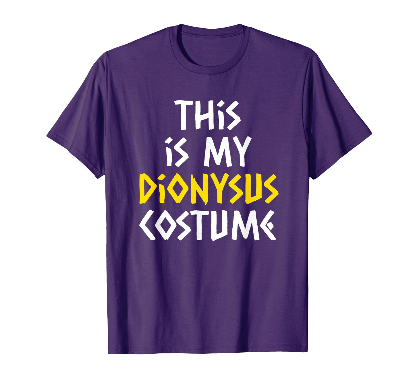 This Is My Dionysus Costume Halloween Lazy Greek Mythology T-Shirt