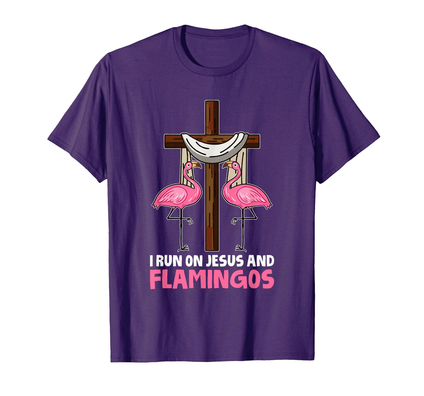 Christianity Cool - Jesus Bible Religion Christian Flamingo T-Shirt