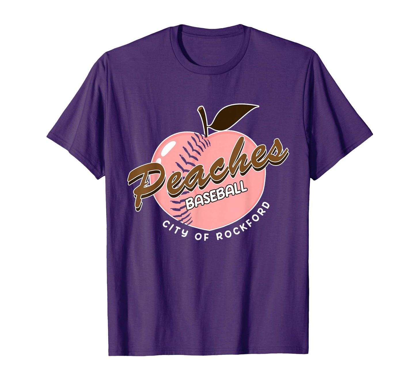 Rockford Peaches Classic Baseball For Men Women Boys T-Shirt
