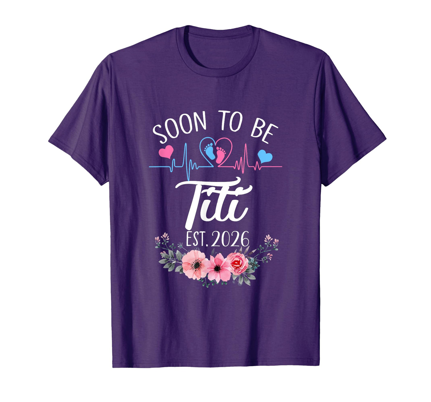 Soon To Be Titi 2026 First Time Pregnancy Announcement T-Shirt