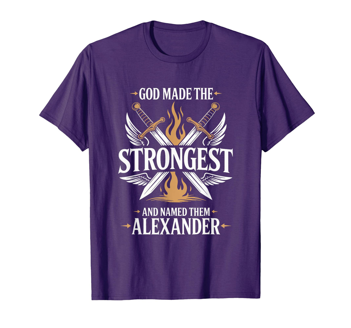 God Made the Strongest and Named Them Alexander Family Name T-Shirt