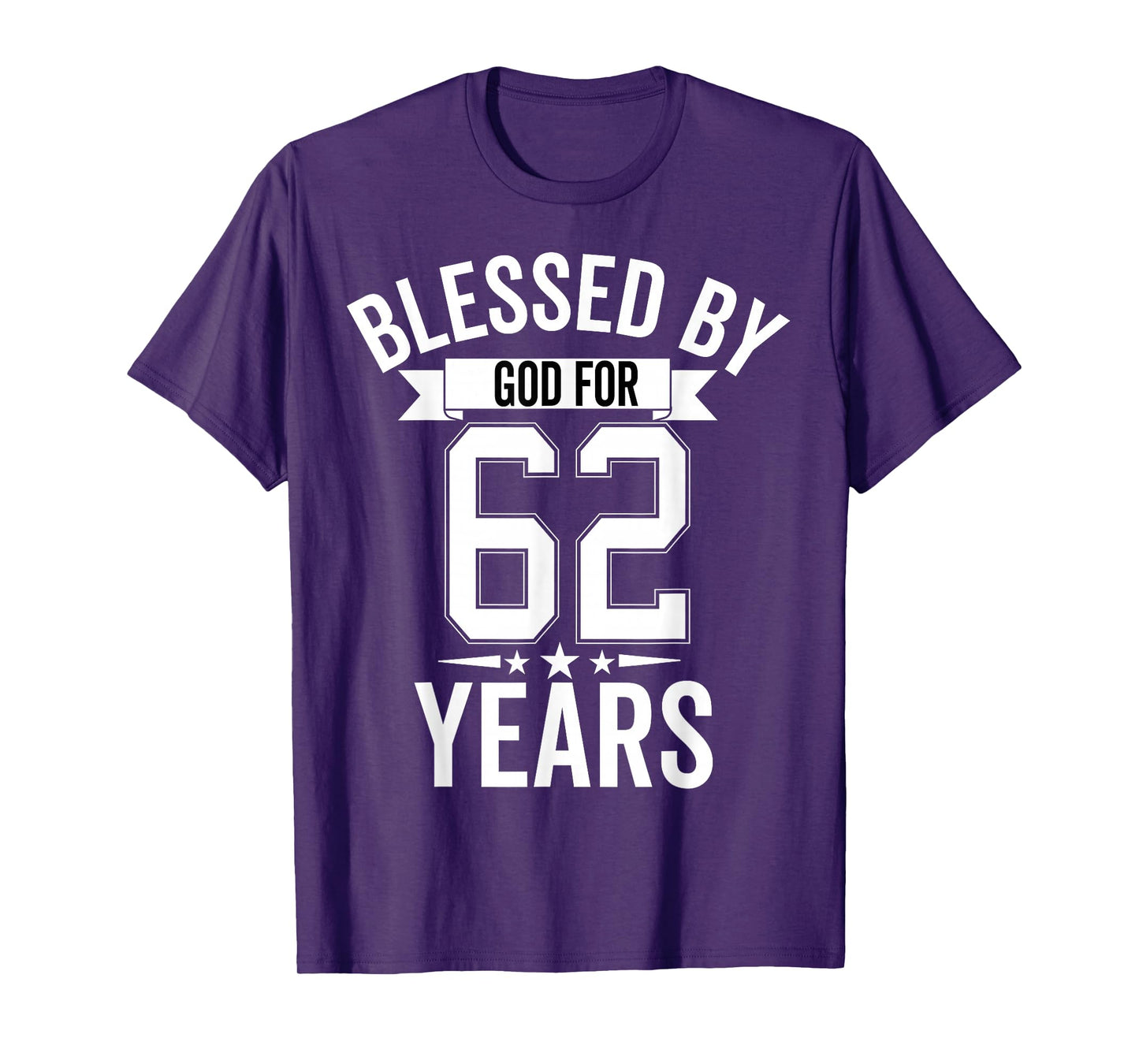 Blessed By God For 62 Years Sixty Two 62th Birthday T-Shirt