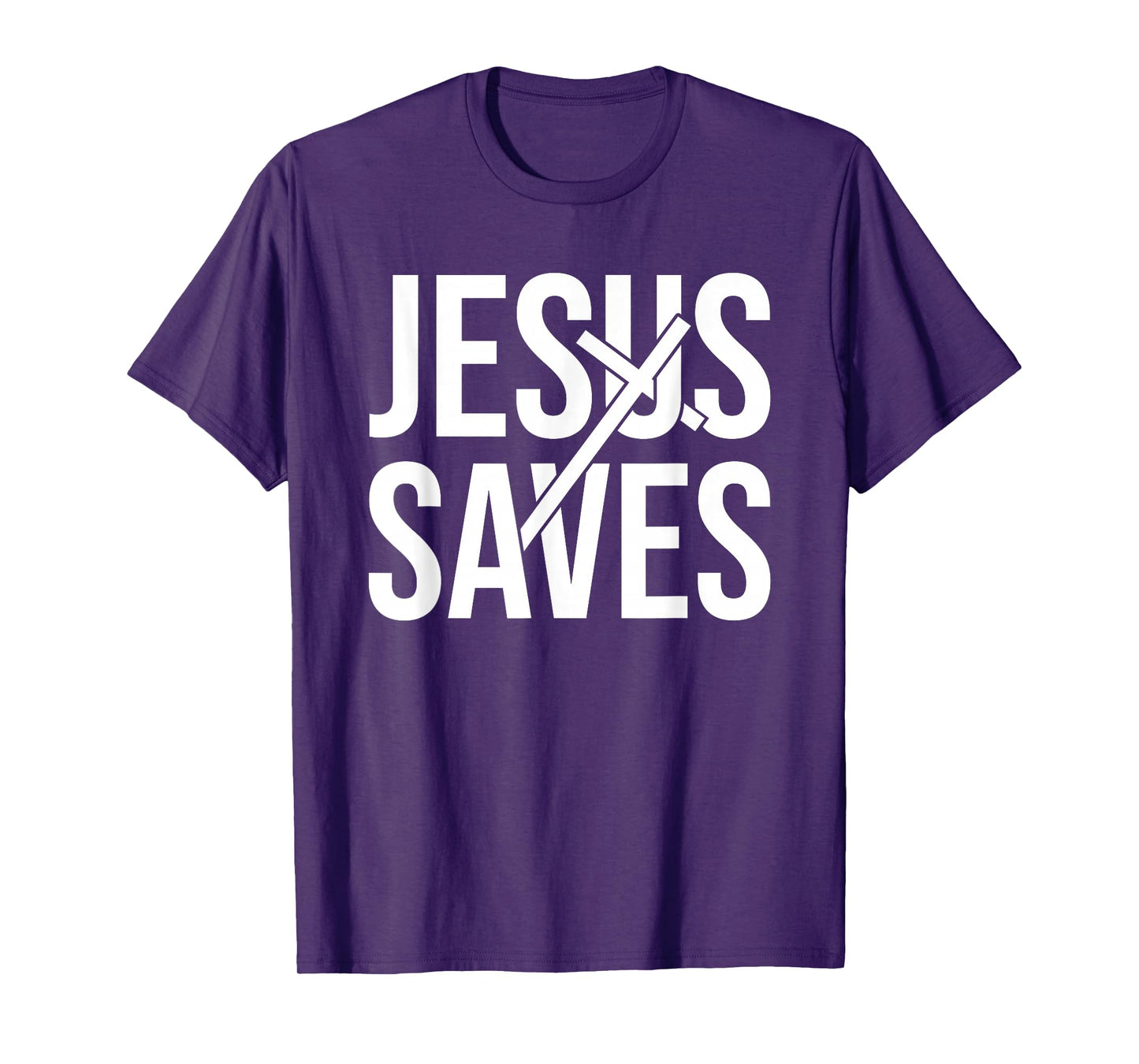 Cute Jesus Saves Christian - Inspirational Religious Faith T-Shirt