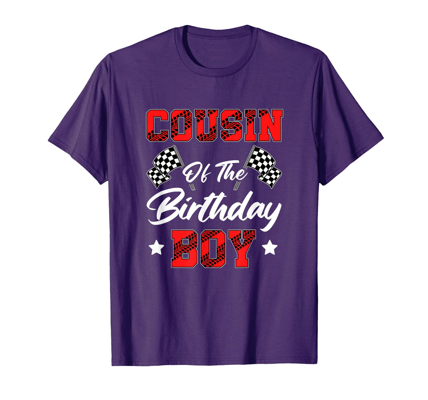Race Car Cousin Of The Birthday Boy Racing Family Pit Crew T-Shirt
