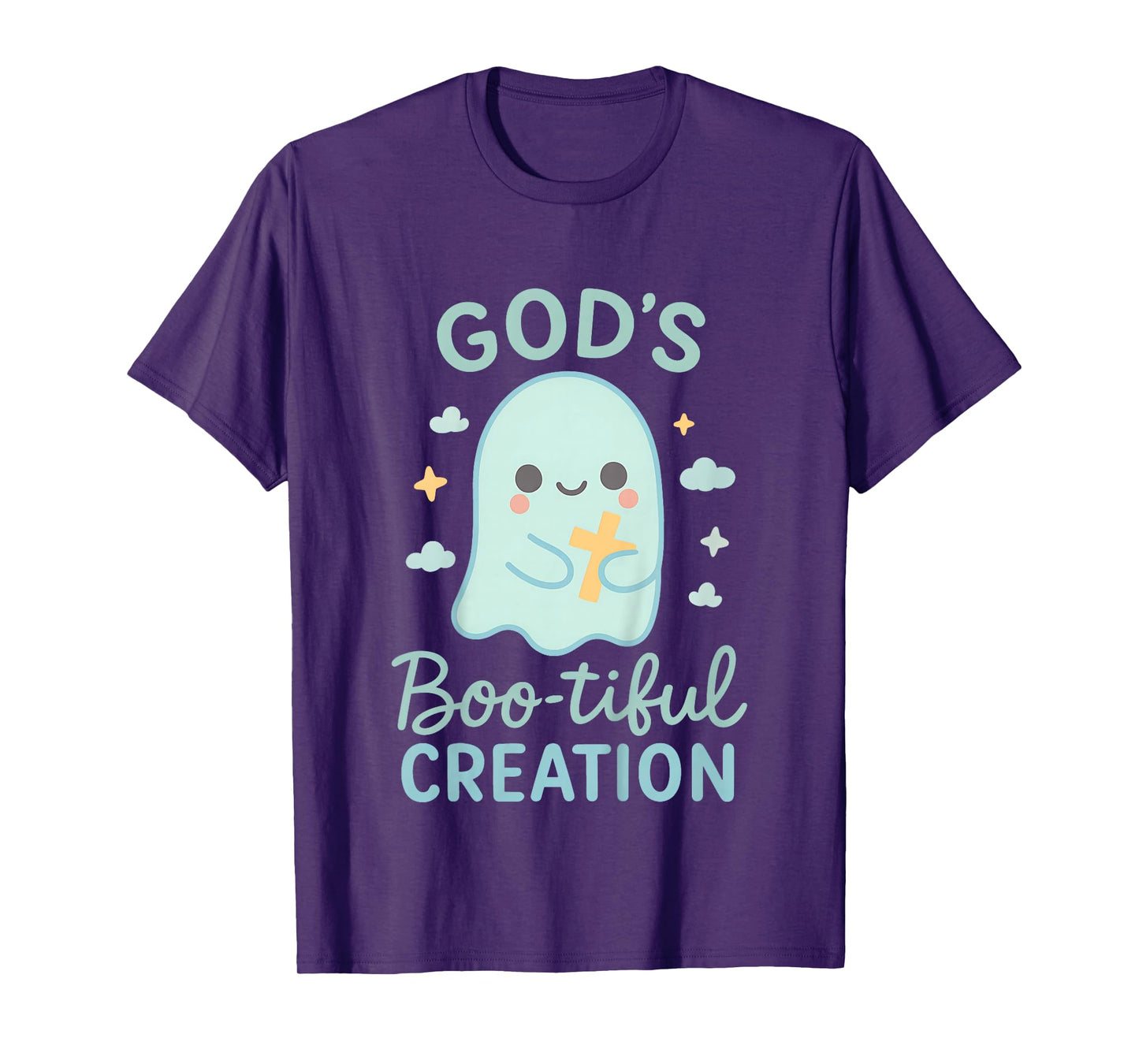 God’s Boo-Tiful Creation Cute Ghost Christian Kids Faith T-Shirt