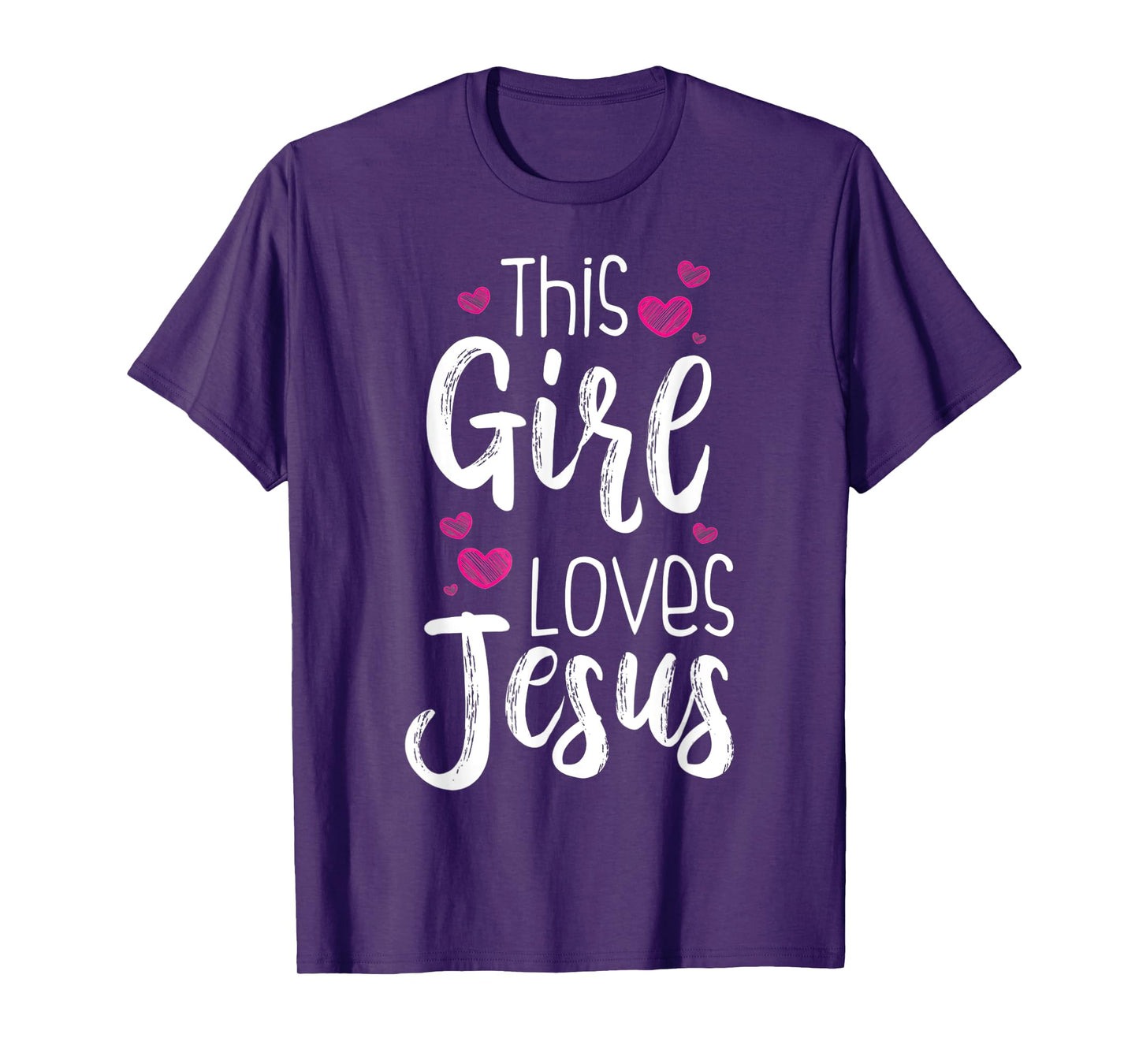This Girl Loves Jesus Gift For Christian Teen Kid Cool Women T-Shirt