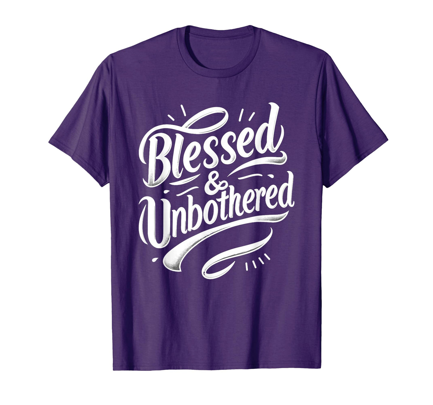 Blessed and Unbothered Strong Confident Catholic Christian T-Shirt