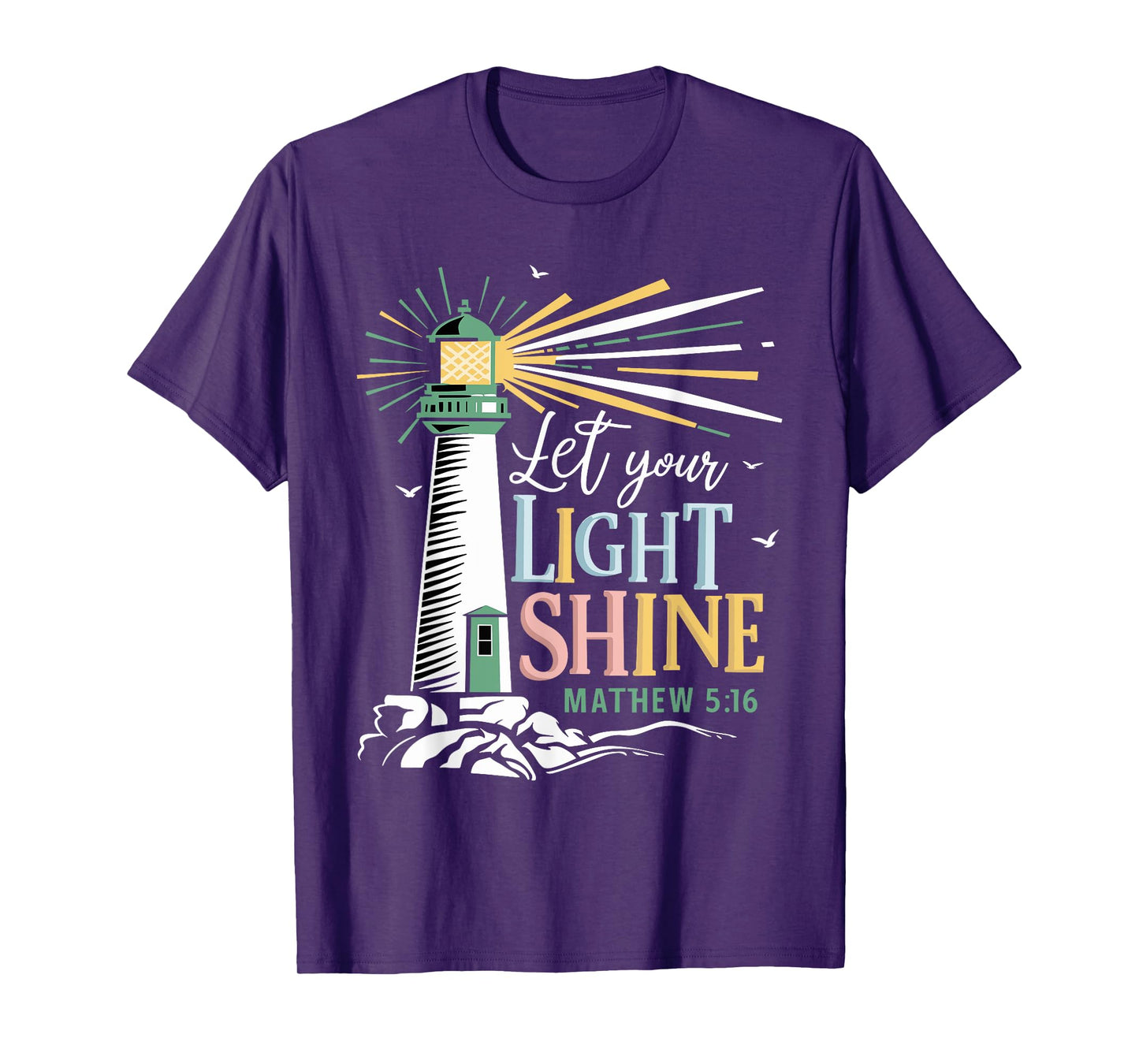 Christianity Jesus Lighthouse-let your light shine T-Shirt