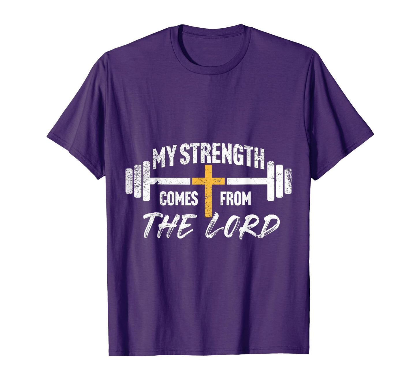 My Strength Christian Men Bible Verse Gym Workout T-Shirt