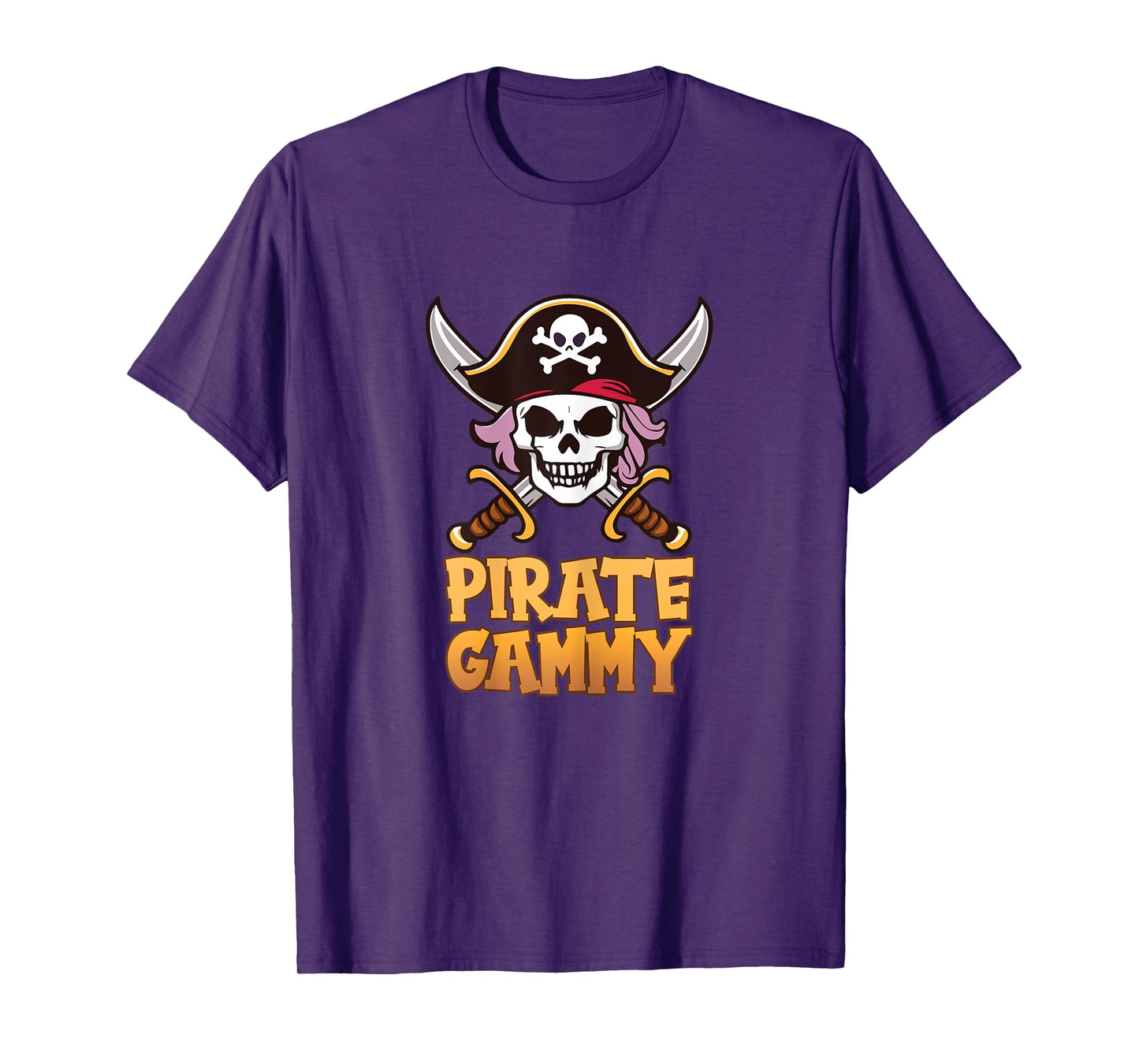 Pirate Gammy Funny Captain Matching Halloween Costume T-Shirt