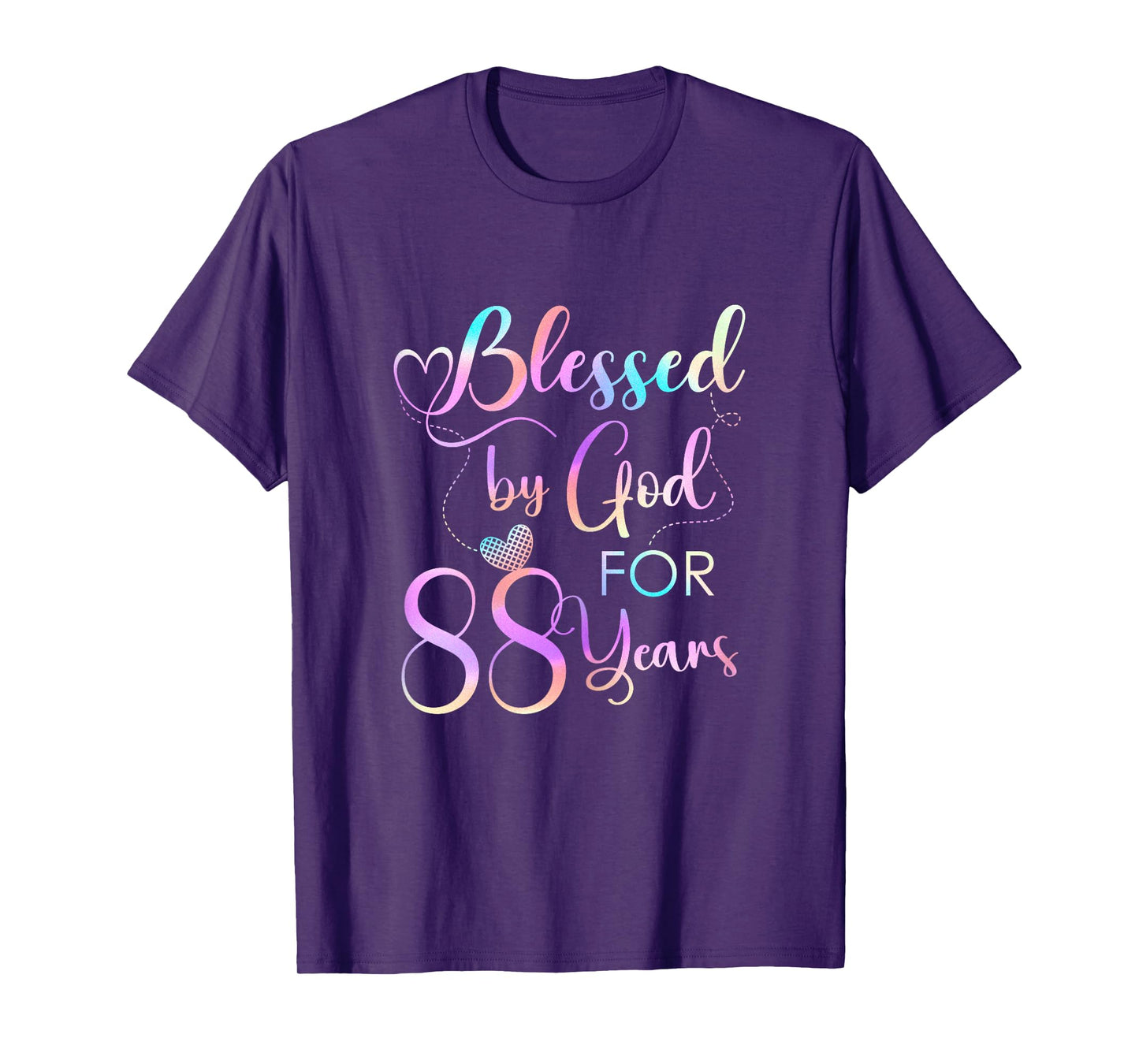 Blessed By God For 88 Years Old Women 88th Birthday Gifts T-Shirt