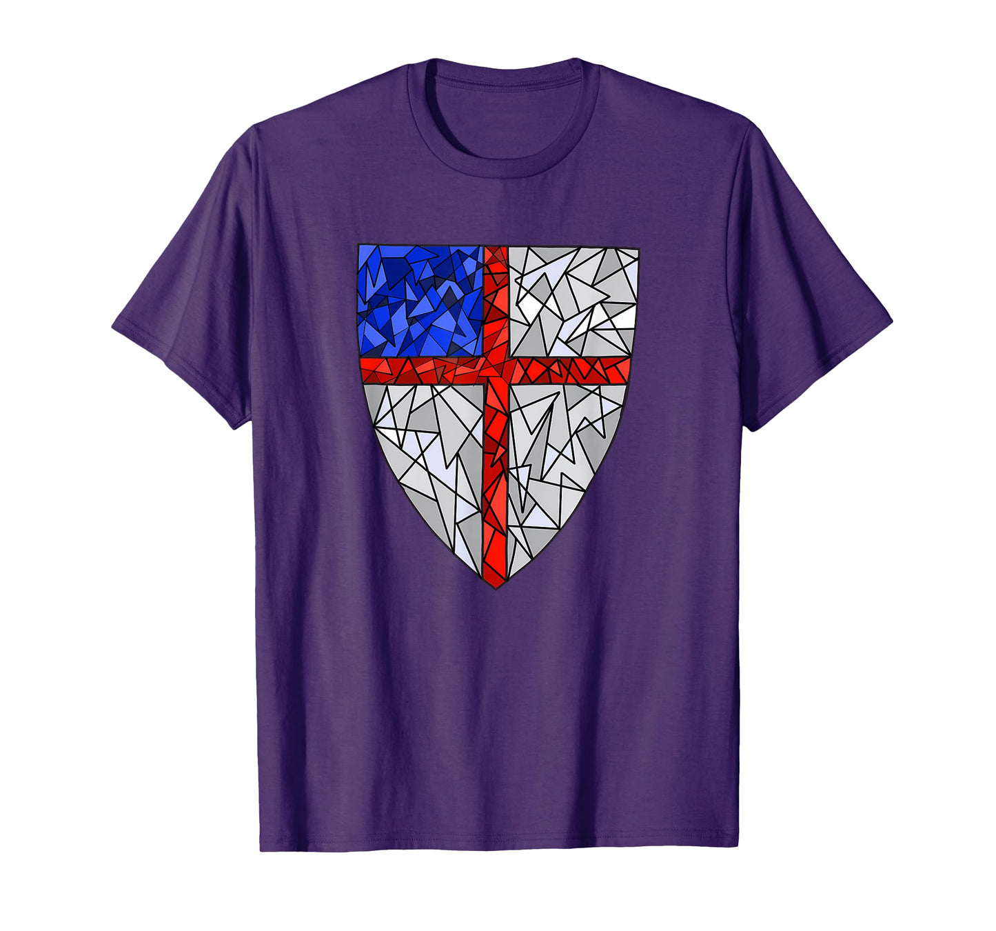 Funny Episcopal Shield Geometric Christian T-Shirt