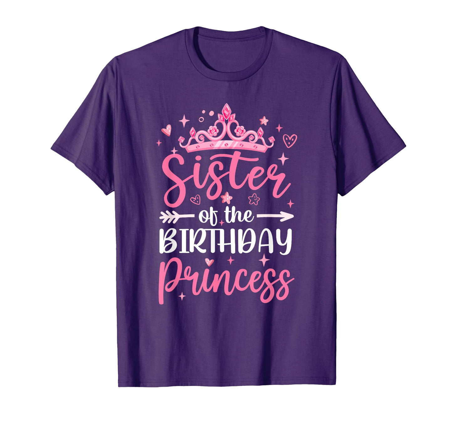 Sister Of The Birthday Princess Birthday Girl Kid Family T-Shirt