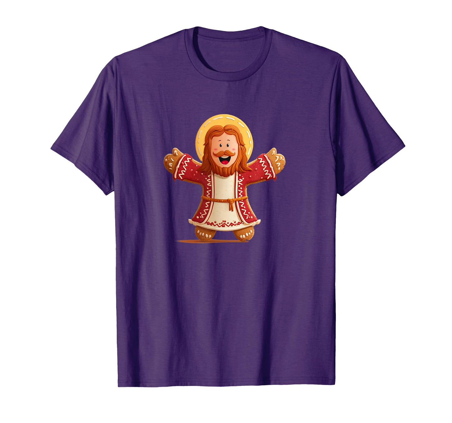 Nice Happy Gingerbread Jesus Christ T-Shirt