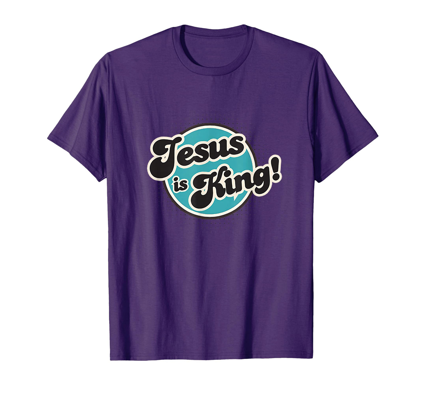Jesus is King Retro, Men, Women and Youth T-Shirt