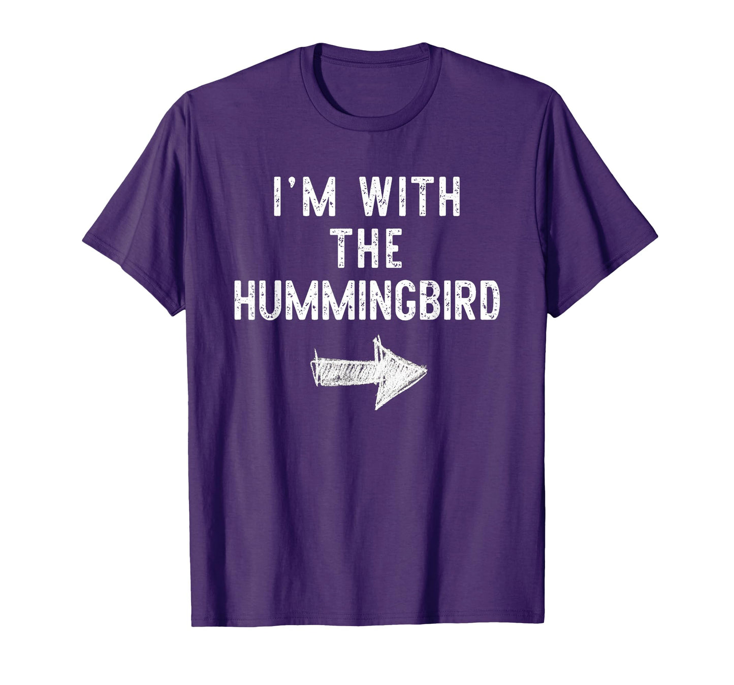 I'm With Hummingbird Costume Couple Halloween Humming-Bird T-Shirt