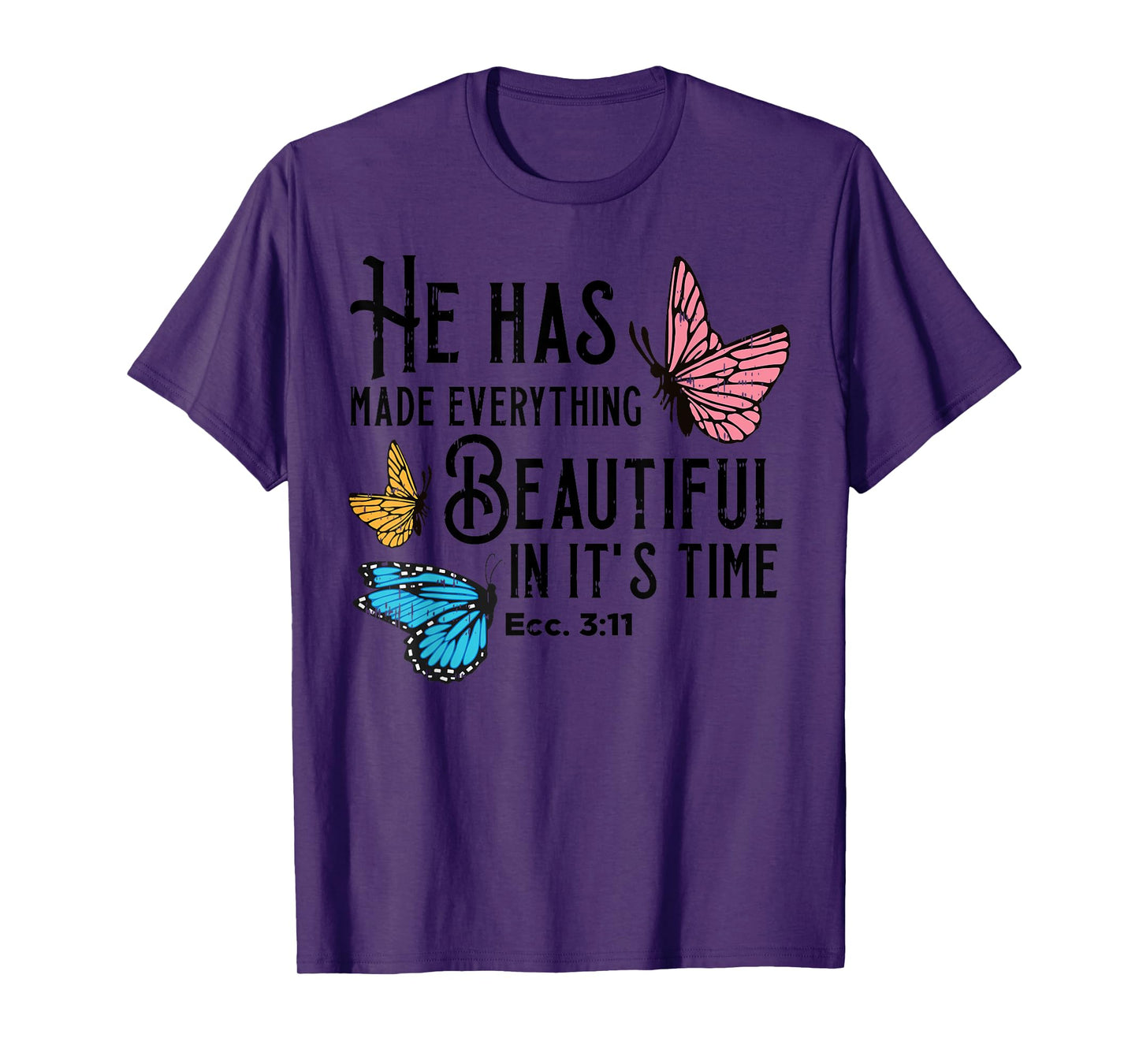 Everything Beautiful Bible Verse God Jesus Christian Gift T-Shirt