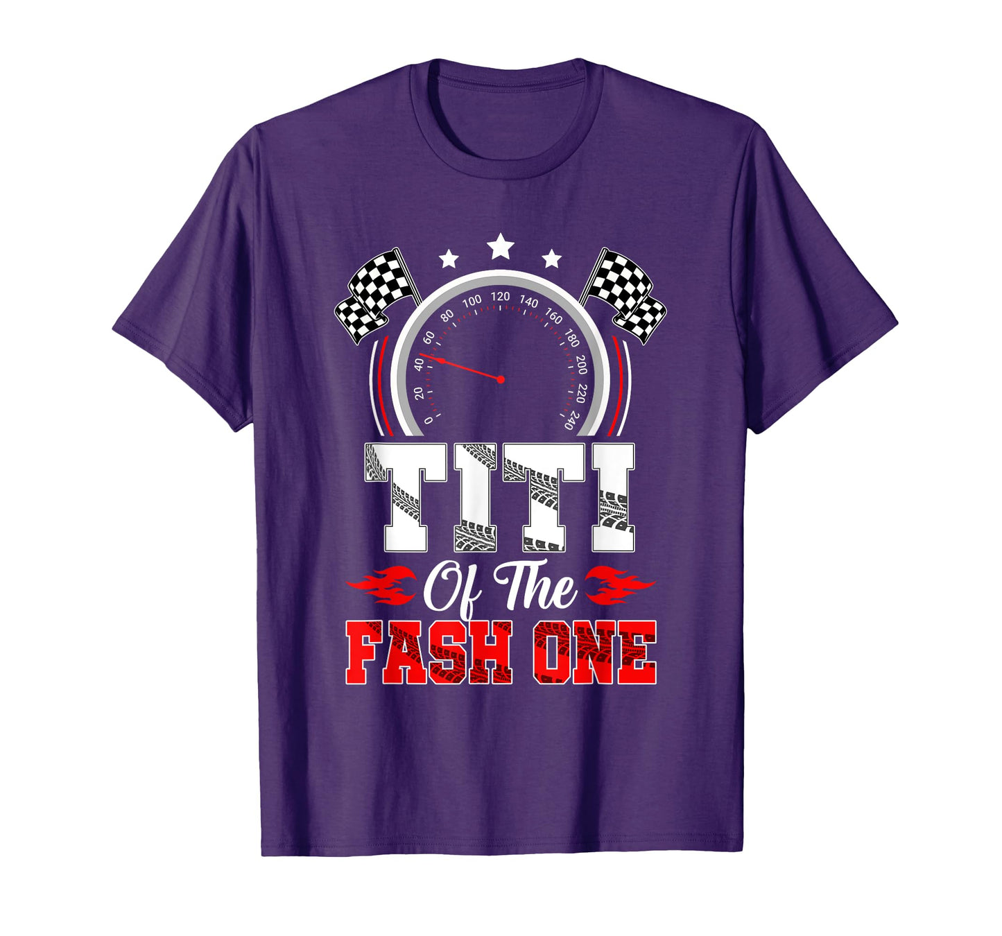 Titi Of The Fast One 1St Birthday Racing Car Family T-Shirt