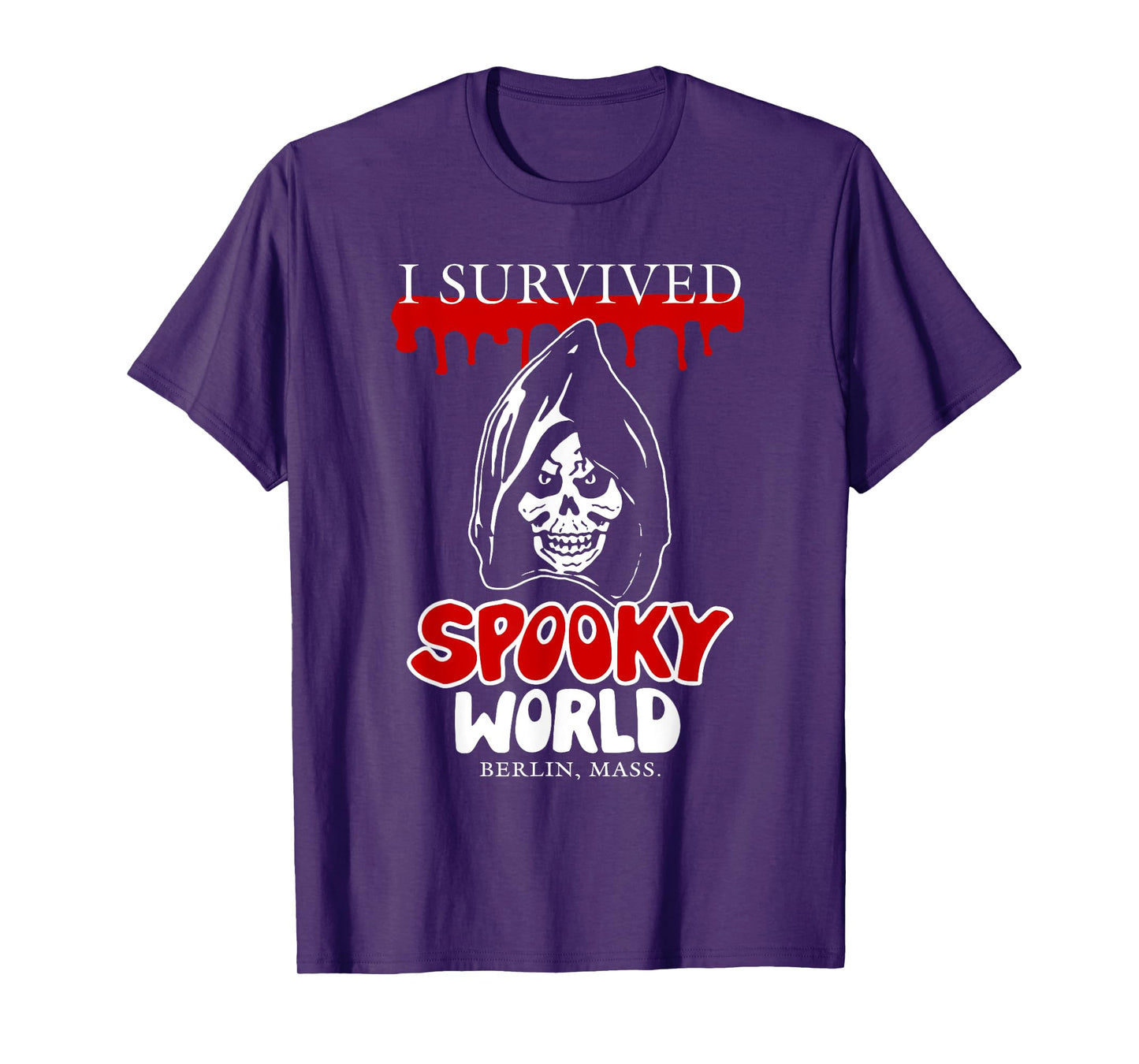 I Survived Spooky World funny design T-Shirt