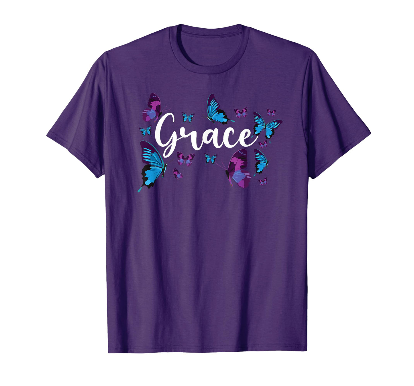 Christian Bible Verse Quote Butterfly Grace T-Shirt