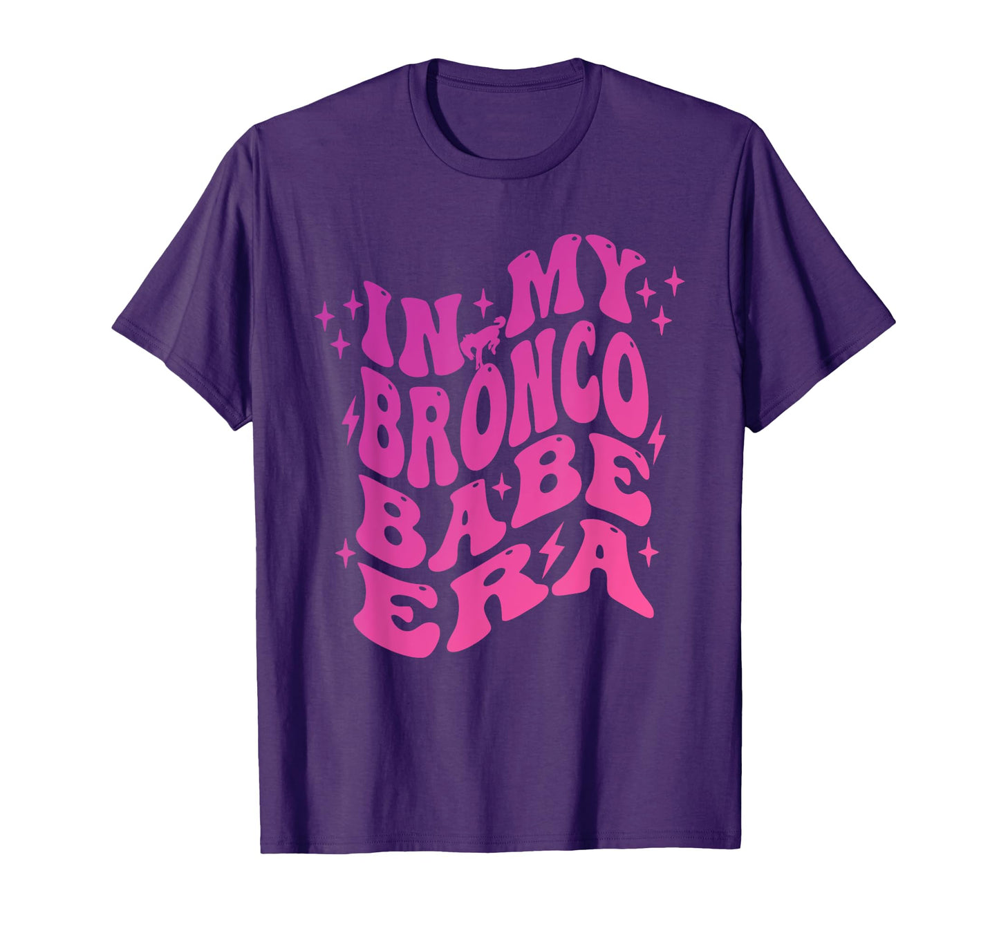 In My Bronco Babe Era Vintage Cowgirl T-Shirt