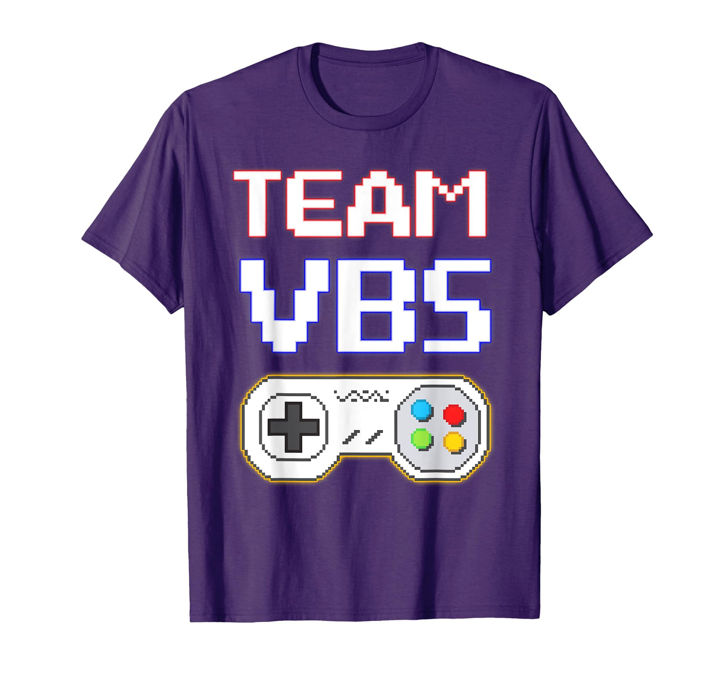 I Love VBS 2025 Team VBS Game Vacation Bible School Gamer T-Shirt