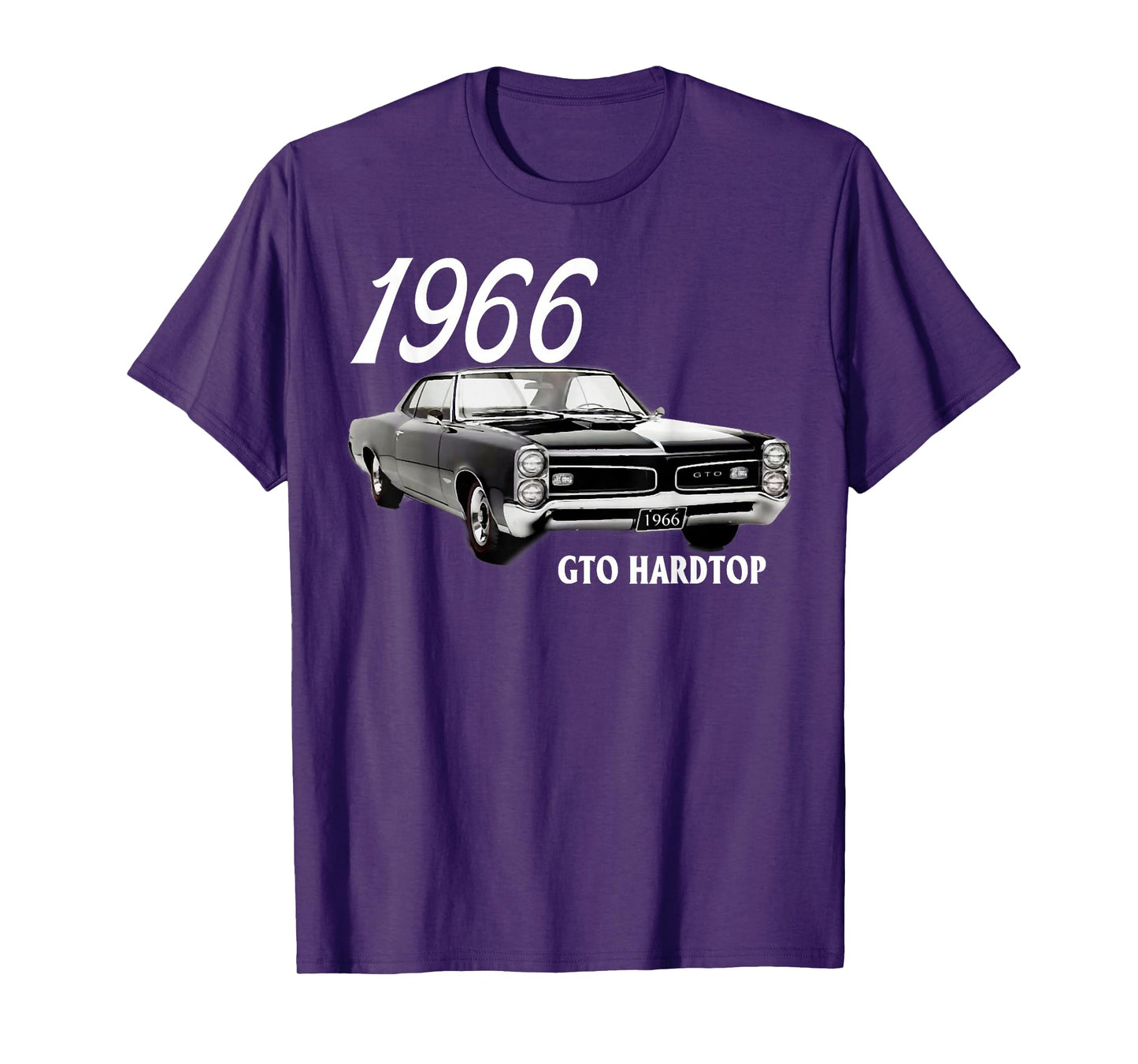 1966 66 GTO Classic Car Old School Muscle Yellow Car T-Shirt